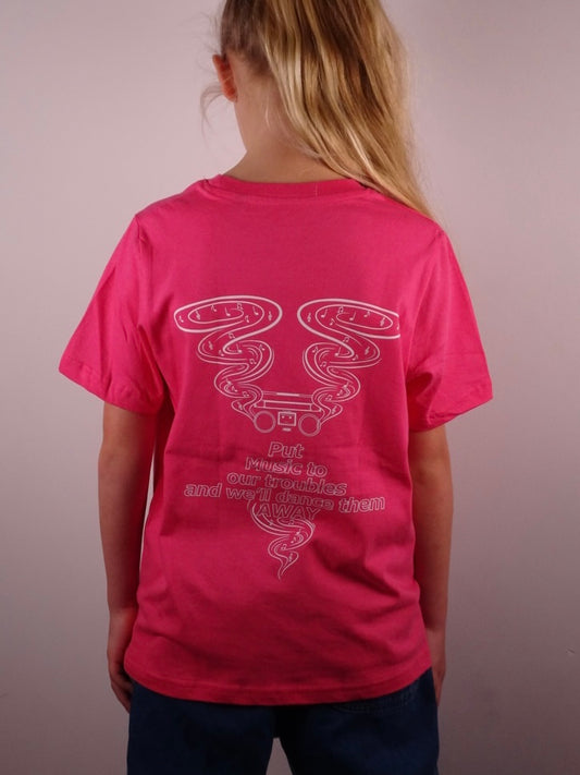 ‘Music to our troubles’ T-shirt Kids
