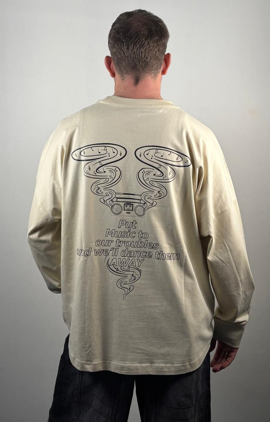‘Music to our troubles’ long sleeve